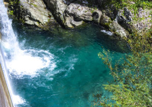大北川の水の碧