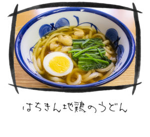 はちきん地鶏のうどん