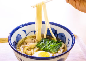 おかあさん食堂のはちきん地鶏うどん