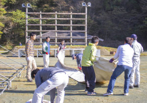 【2019謝肉祭】テント設営
