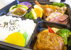 ワカサギ釣り大会のお弁当