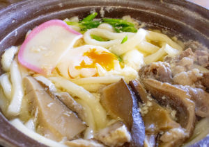 里の茶屋大川黒牛の煮込みうどん