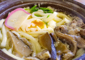 里の茶屋大川黒牛の煮込みうどん