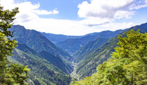 大北川v字谷