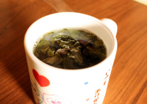 カップでそのまま玉緑茶