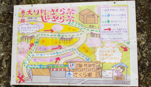 【大川村さくら祭】さくら祭会場の見取り図