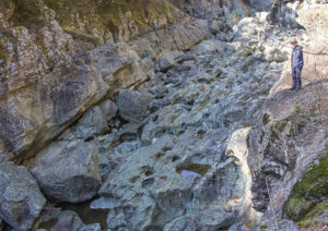 【新緑の奥吉野・大北川渓谷散歩】小北川の甌穴