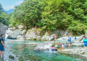 【大北川川遊び】