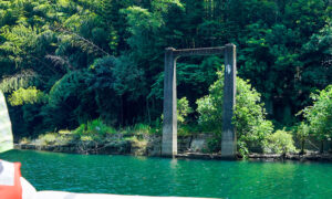 ポンツーンボート早明浦ダム遊覧船遺跡