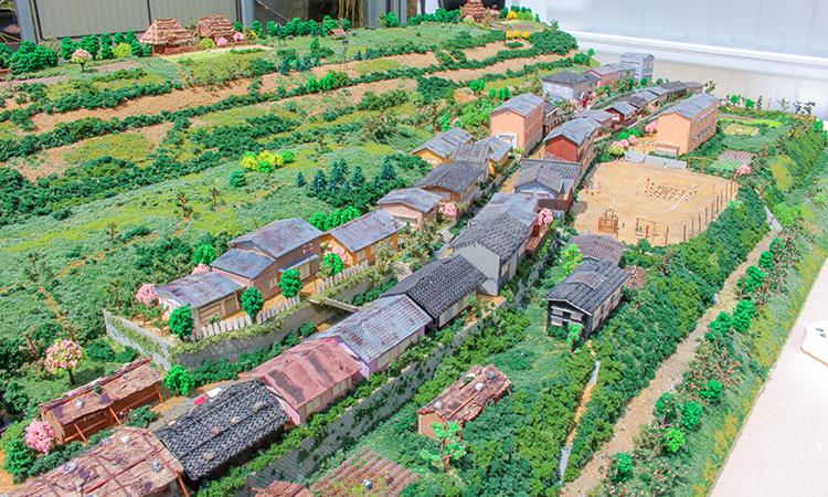 旧大川村ジオラマ