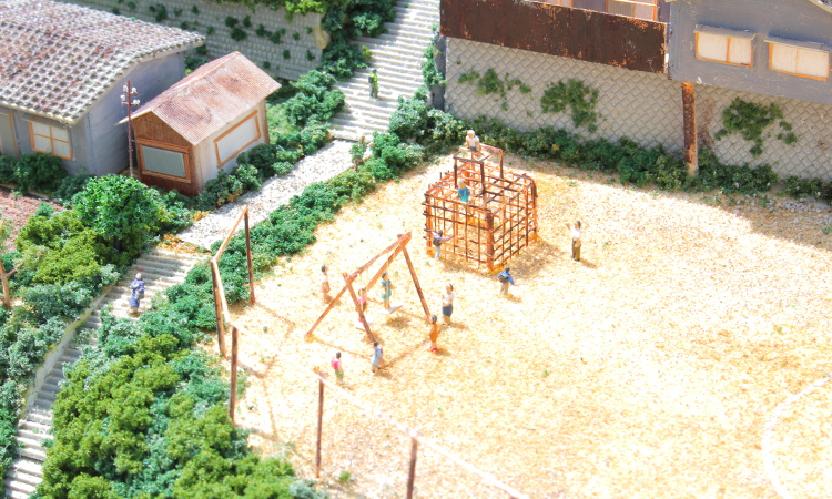 旧大川村ジオラマ
