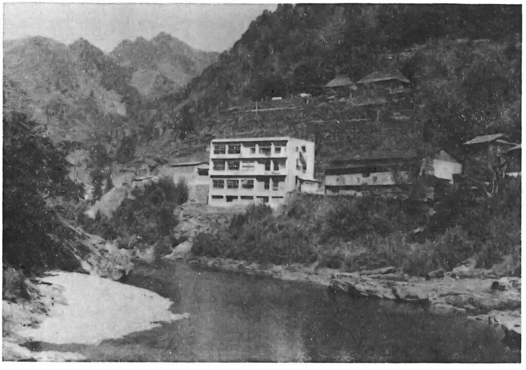 水没した旧大川村役場