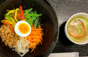 結いの里食堂はちきん地鶏ビビンバ丼