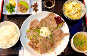 結いの里食堂大川黒牛おろしポン酢定食